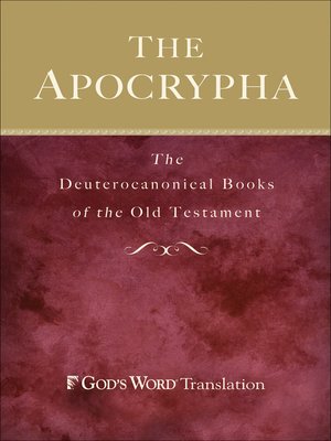 cover image of The Apocrypha